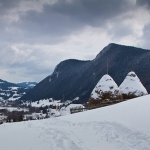 Peisaje de iarnă în Cheile Bicăjelului