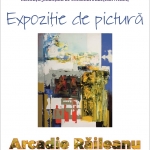 Expoziție de pictură Arcadie Răileanu, la Biblioteca Județeană