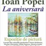 Expoziție aniversară Ioan Popei la Biblioteca Județeană