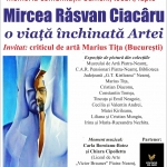Expoziția „Mircea Răsvan Ciacâru – o viață închinată Artei“, la Biblioteca Județeană