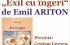 Lansare de carte la Biblioteca Județeană: „Exil cu îngeri“ de Emil Ariton