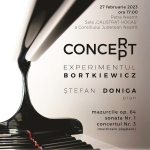„CONCERT / CONCEPT” cu apreciatul pianist Ștefan DONIGA