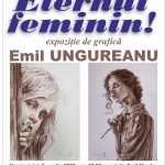 Expoziție de grafică Emil Ungureanu, la Biblioteca Județeană