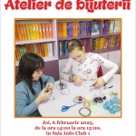 Atelier creativ de confecționat bijuterii, la Biblioteca Județeană