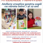 Ateliere creative dedicate primăverii, la Biblioteca Județeană