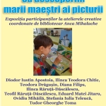 Expoziție „Să descoperim marii maeștri ai picturii“, la Biblioteca Județeană